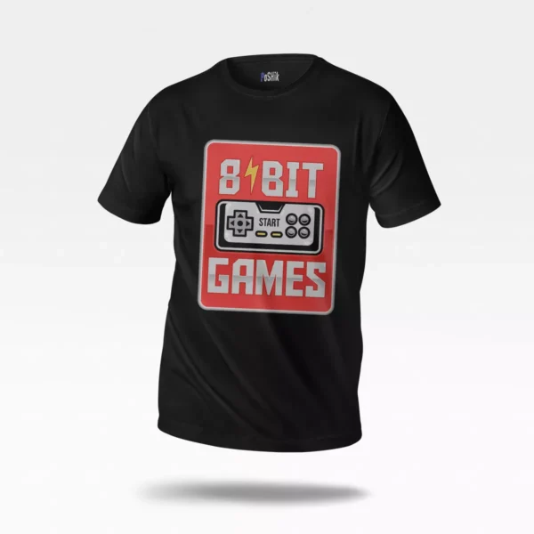 تیشرت گیمینگ طرح 8 Bit Games