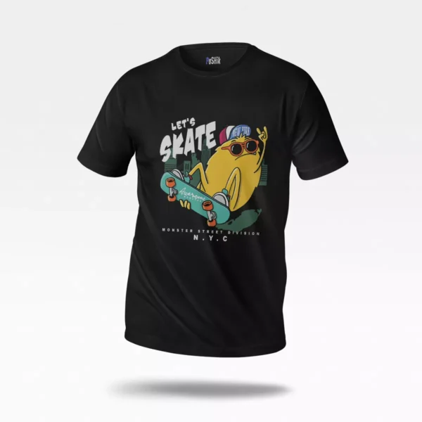تیشرت طرح Let's Skate Monster Street NYC