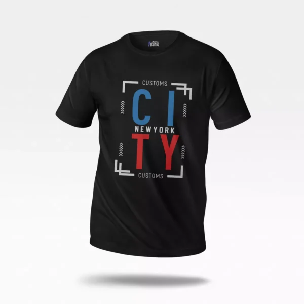 تیشرت طرح Customs City New York