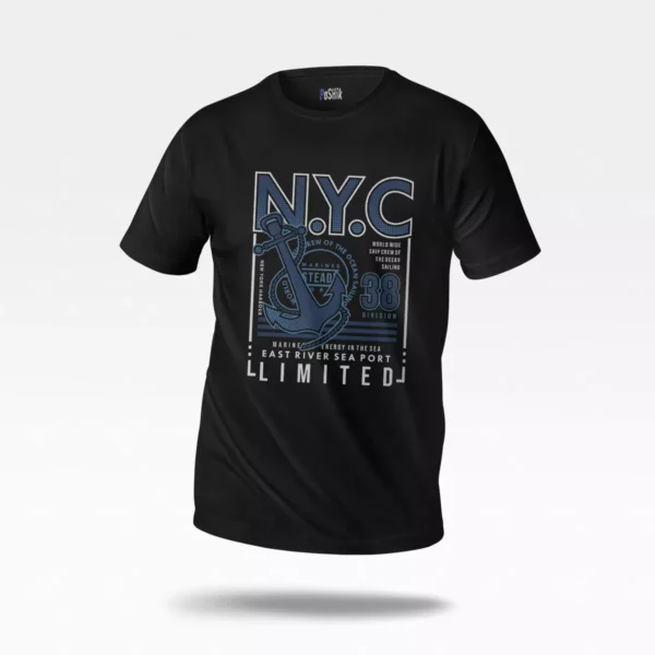 تیشرت طرح N.Y.C Limited لنگر