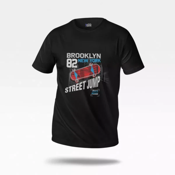 تیشرت بروکلین نیویورک طرح اسکیت Street Jump