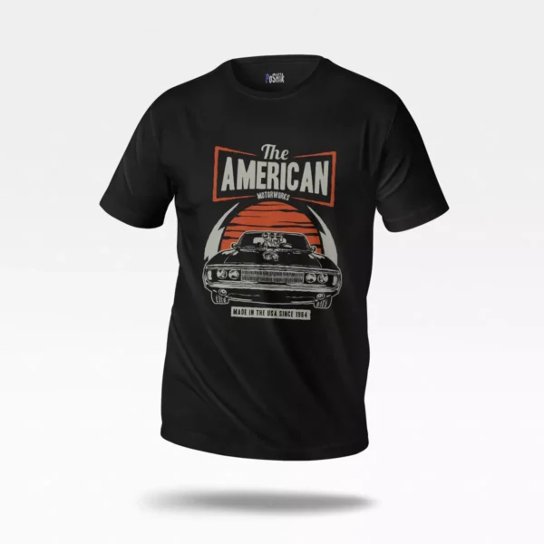 تیشرت ماشین کلاسیک طرح The American Motorworks