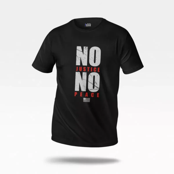 تیشرت طرح عدالت No Justice No Peace