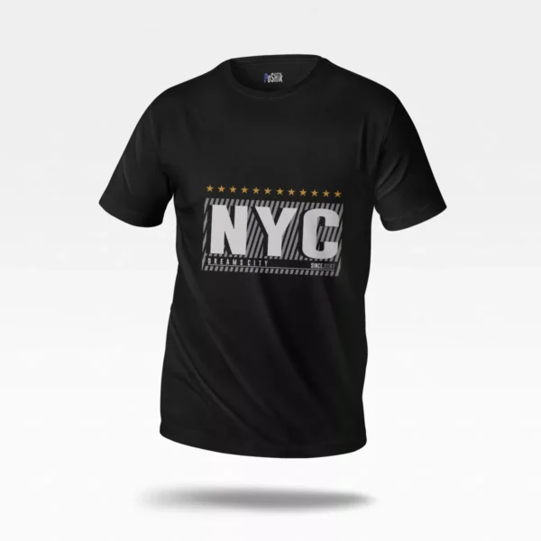 تیشرت تایپوگرافی NYC Dreams City