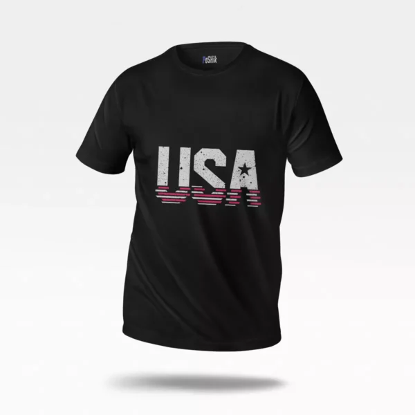 تیشرت تایپوگرافی USA طرح ستاره