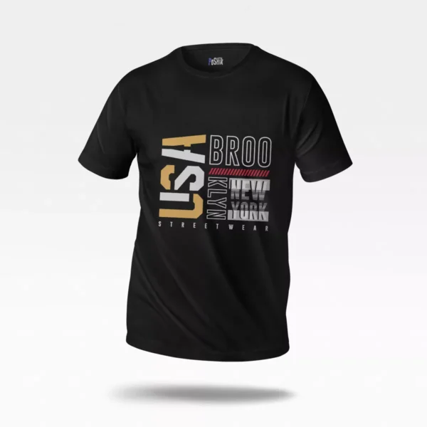 تیشرت تایپوگرافی USA Brooklyn Streetwear
