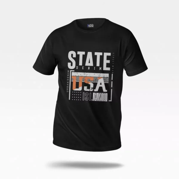 تیشرت تایپوگرافی State Denim Urban