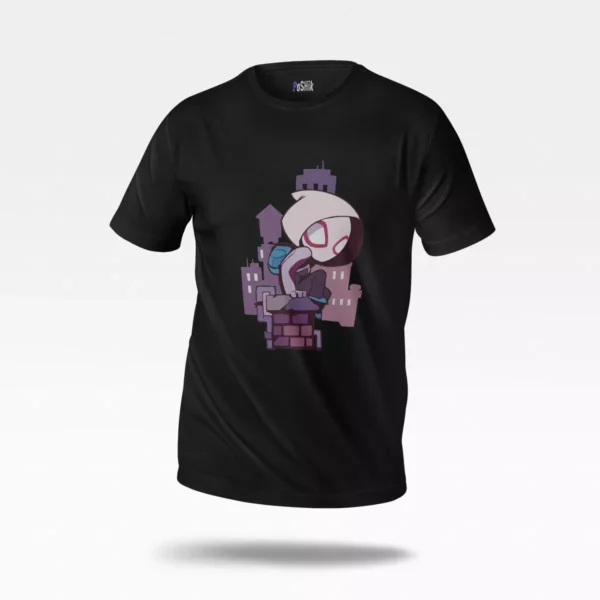 تیشرت مرد عنکبوتی طرح گوئن عنکبوتی (Spider-Gwen)
