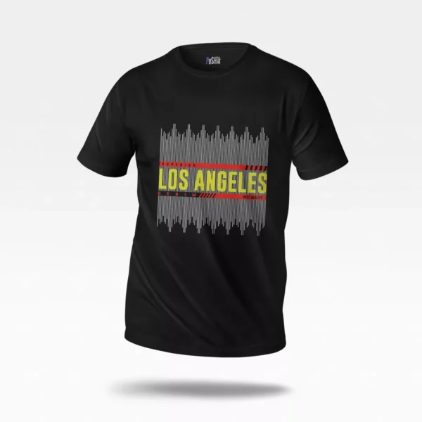 تیشرت تایپوگرافی Los Angeles Denim Best Quality