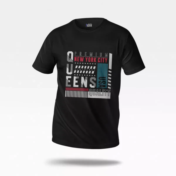 تیشرت تایپوگرافی New York City Queens Brooklyn