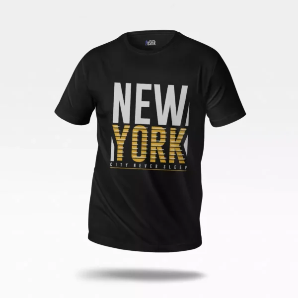 تیشرت تایپوگرافی New York City Never Sleeps