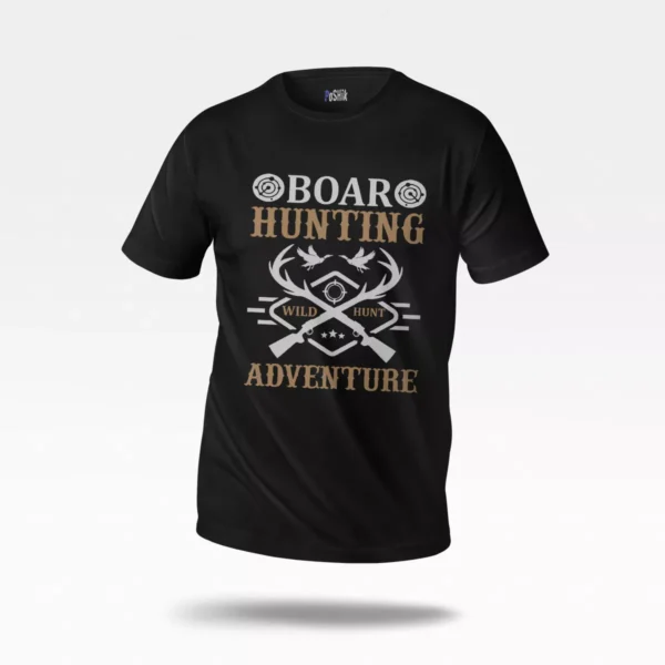 تیشرت شکار طرح Boar Hunting Adventure