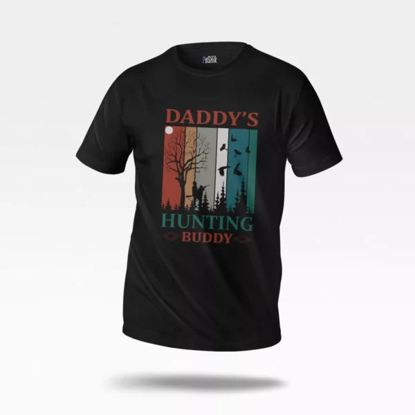 تیشرت شکار طرح Daddy's Hunting Buddy