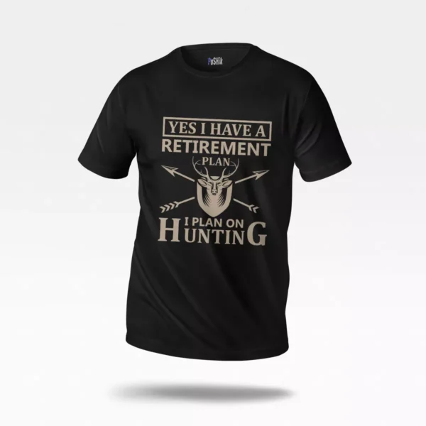 تیشرت شکار طرح Retirement Plan