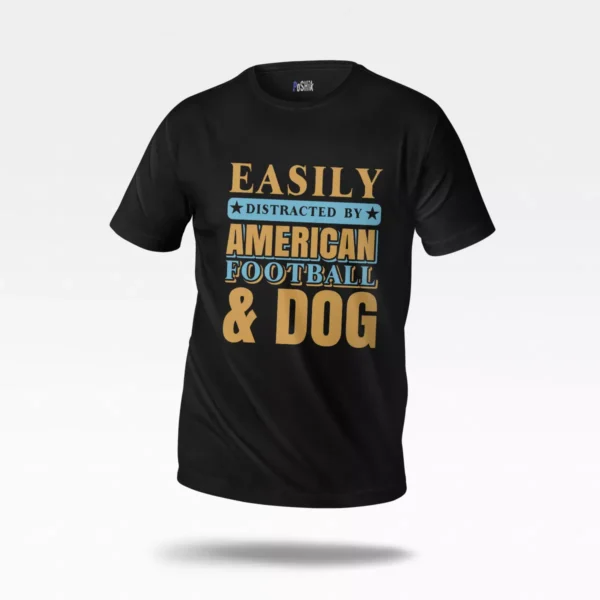 تیشرت فوتبال آمریکایی طرح Football and Dog