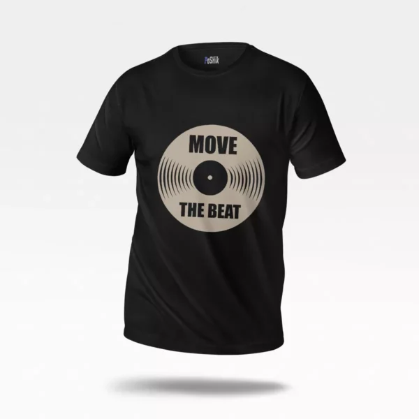 تیشرت صفحه گرامافون طرح Move the Beat