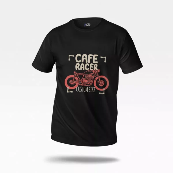 تیشرت موتور سیکلت طرح Cafe Racer Custom Bike
