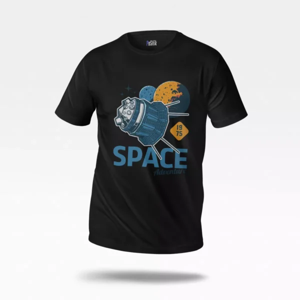 تیشرت فضایی طرح ماهواره Space Adventure