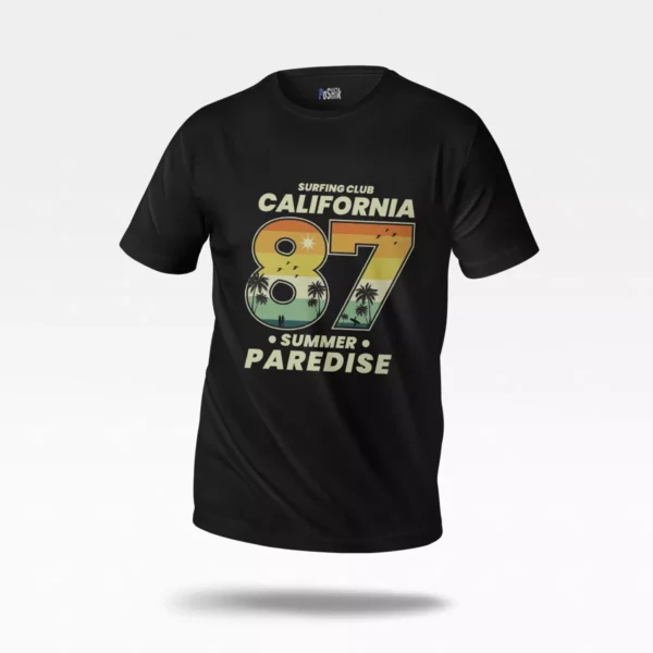 تیشرت تایپوگرافی Surfing Club California 87