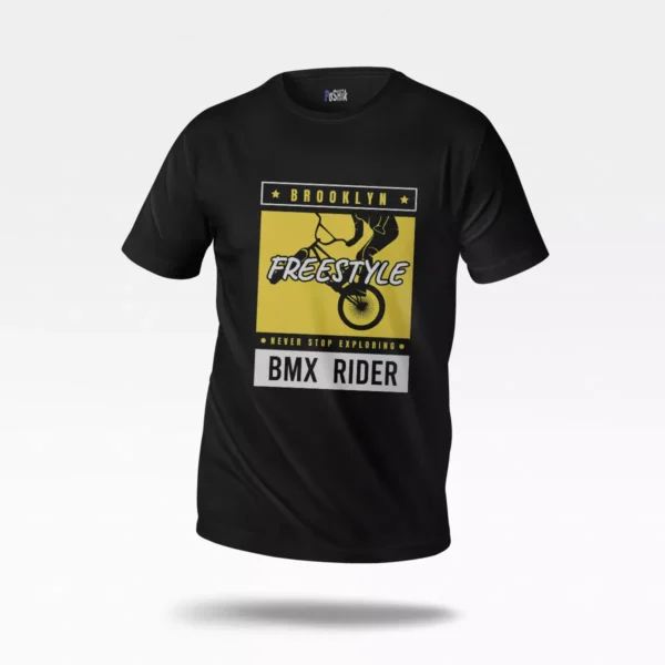 تیشرت تایپوگرافی Brooklyn BMX Rider