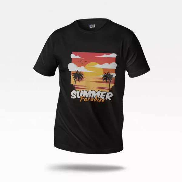تیشرت ساحل طرح Summer Paradise California