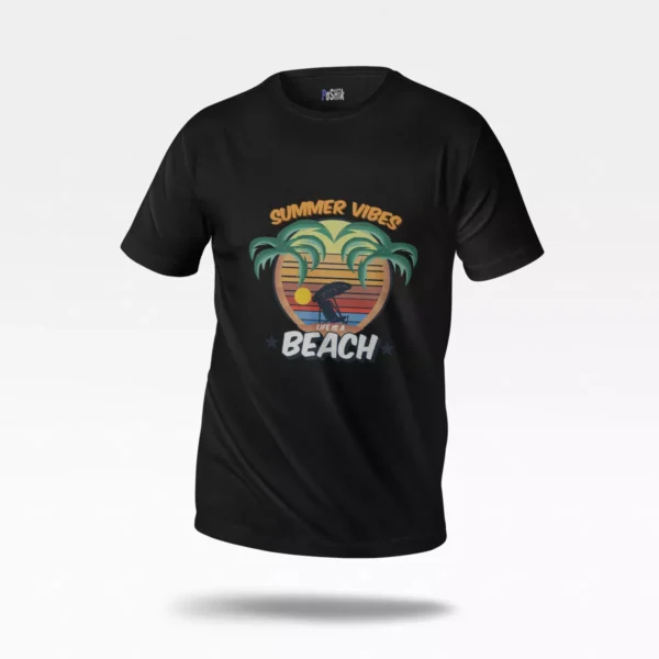 تیشرت طرح Summer Vibes Beach