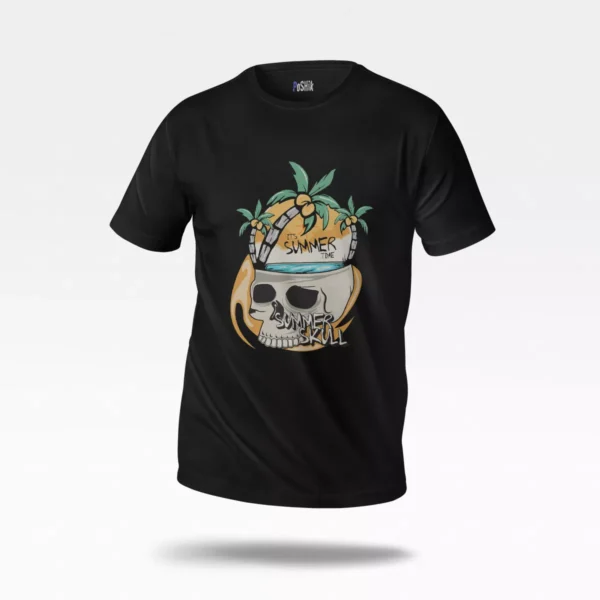 تیشرت جمجمه طرح Summer Skull