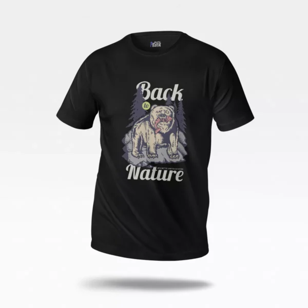 تیشرت طبیعت طرح خرس Back To Nature