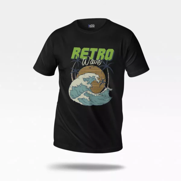 تیشرت رترو طرح Retro Wave ژاپنی
