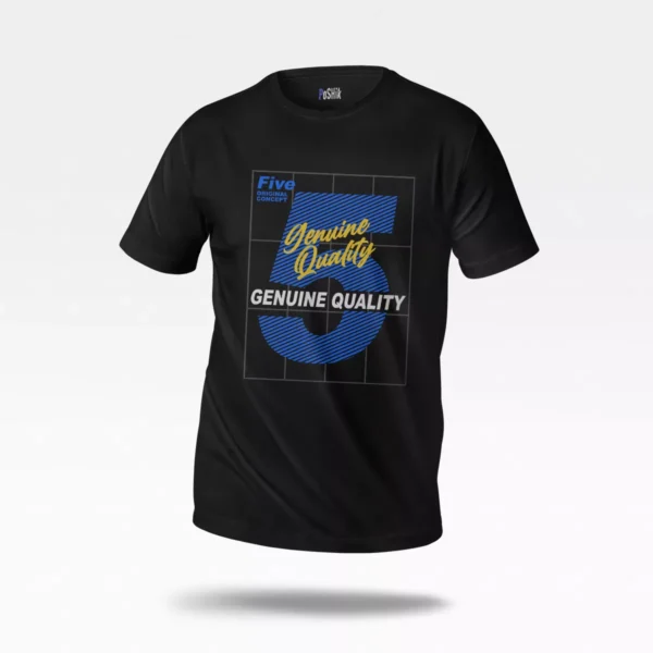 تیشرت نوشته Genuine Quality Five