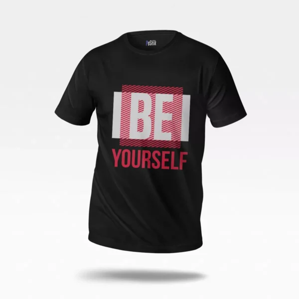 تیشرت نوشته Be Yourself