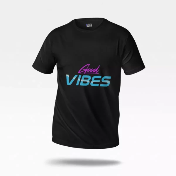 تیشرت طرح حال و هوای مثبت Good Vibes