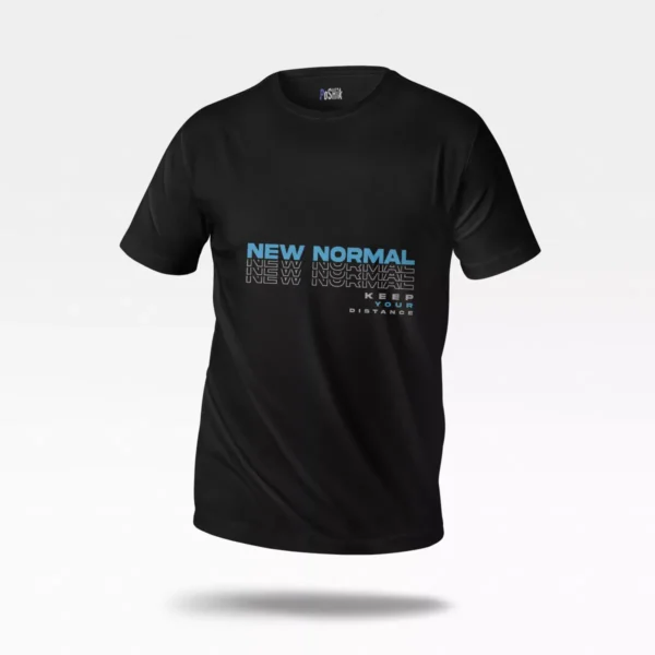 تیشرت نوشته New Normal طرح تایپوگرافی