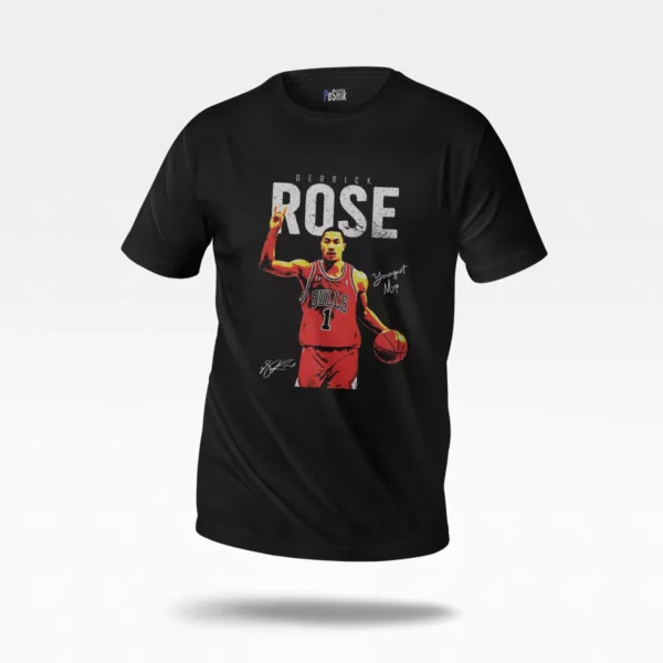 تیشرت بسکتبال طرح دریک رز (Derrick Rose)