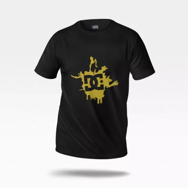 تیشرت برند دی‌سی طرح لوگو پاشش رنگ (DC Shoes)