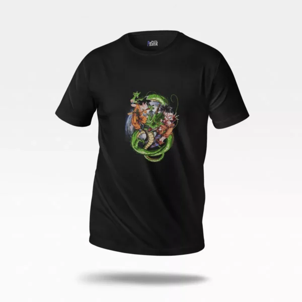 تیشرت انیمه دراگون بال طرح گوکو و شنرون (Dragon Ball)