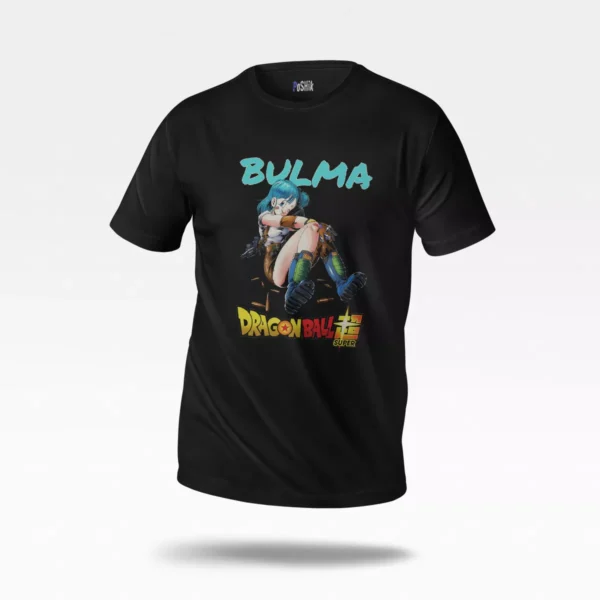 تیشرت انیمه دراگون بال طرح بولما (Bulma)