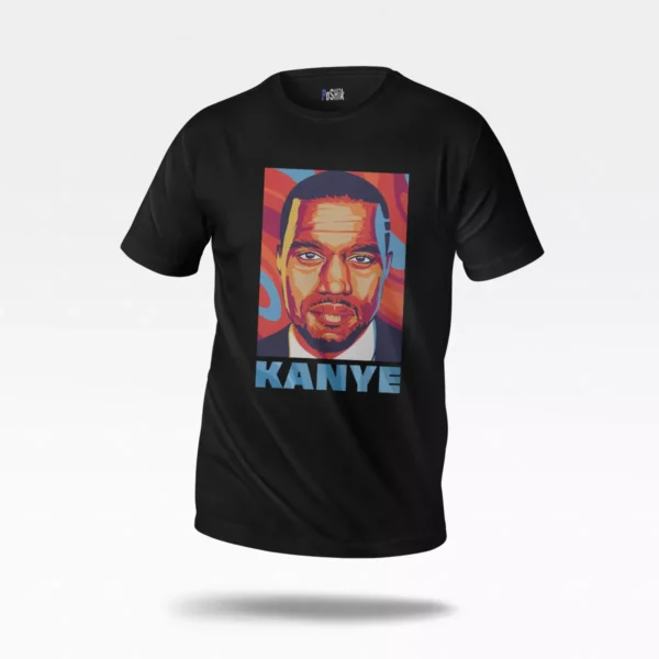 تیشرت کانیه وست طرح پرتره (Kanye West)