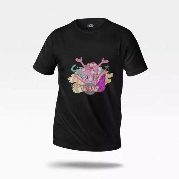 تیشرت پلنگ صورتی طرح Pantera Rosa