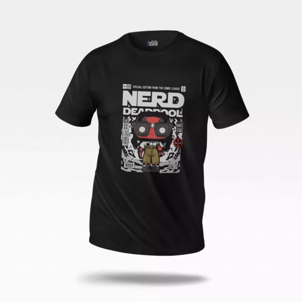 تیشرت دث پول طرح Nerd Deadpool