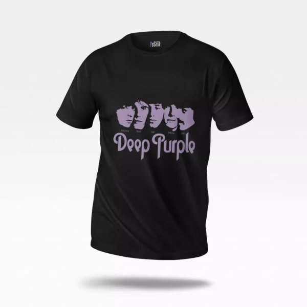 تیشرت دیپ پرپل طرح گروه راک (Deep Purple)