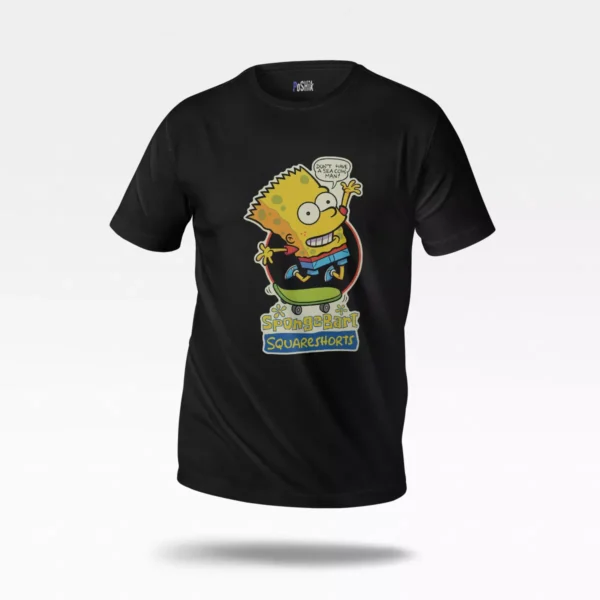 تیشرت سیمپسون‌ها طرح بارت و باب اسفنجی (SpongeBart)