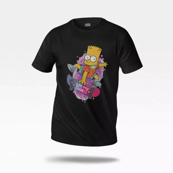 تیشرت سیمپسون‌ها طرح بارت اسکیت‌برد (Bart Simpson)