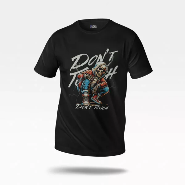 تیشرت اسکلت فضانورد طرح Don’t Touch