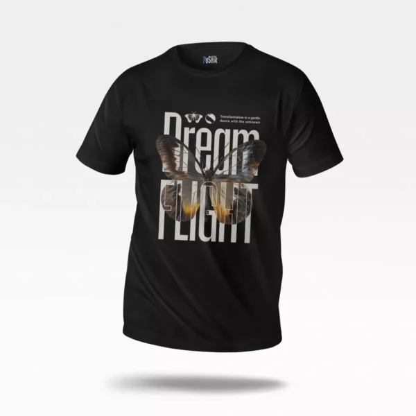 تیشرت پروانه طرح Dream Flight