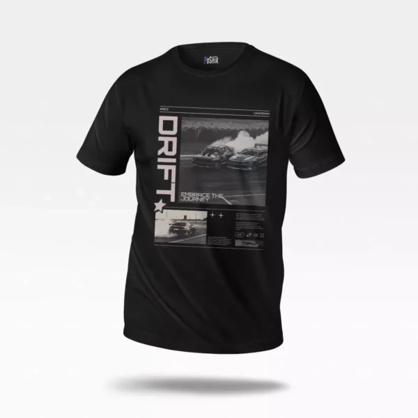 تیشرت طرح Drift Embrace the Journey