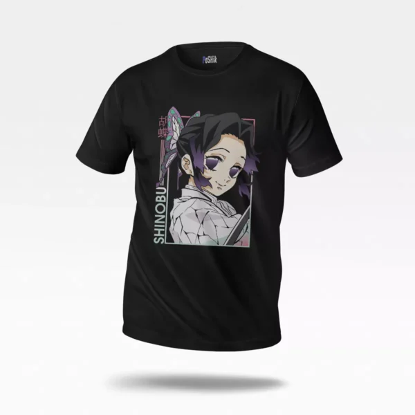 تیشرت انیمه دمون اسلیر طرح شینوبو (Shinobu - Demon Slayer)