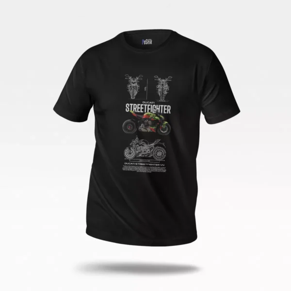 تیشرت موتورسیکلت طرح Ducati Streetfighter