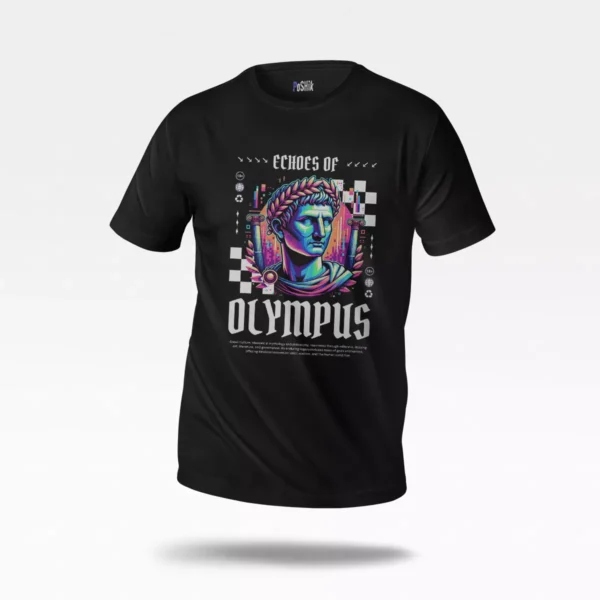 تیشرت المپوس طرح مجسمه نئونی (Olympus)
