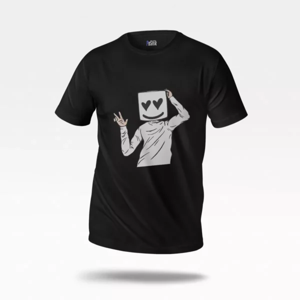 تیشرت مارشملو طرح سلام کارتونی (Marshmello)